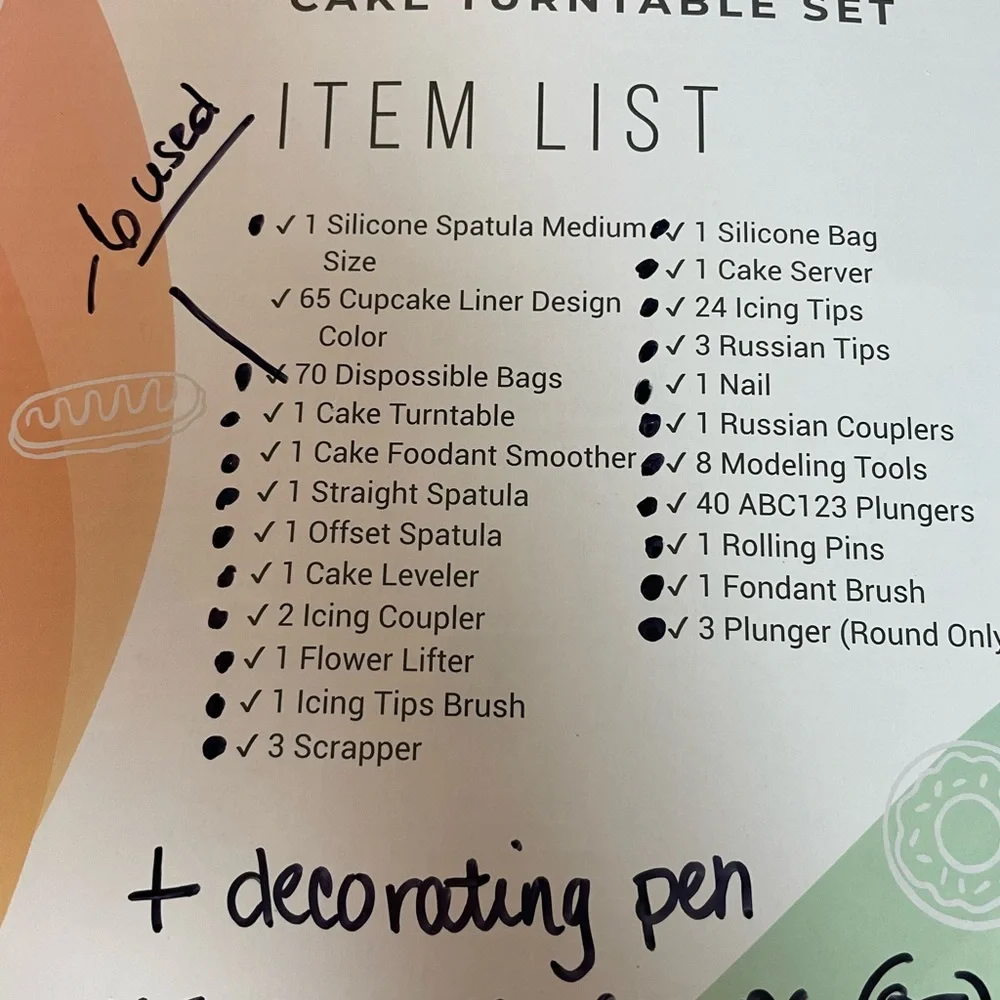 Cake Decorating Items - Picture 8 of 11